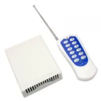 12 csatornás relés vevő, 100m távirányító