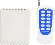 12 csatornás relés vevő, 100m távirányító