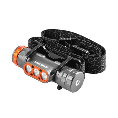 NEBO NEB-HLP-0021-G CURVBEAM 600 FLEX fejlámpa, 600 lumen, 1100mAh, COB LED, IPX4, 180°-os világítás