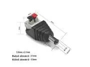 DC táp csatlakozó 5.5x2.1mm