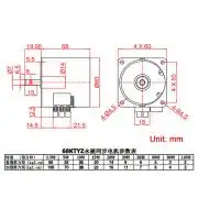 AC 220V 28W High Torque 50Hz Gear-Box 68KTYZ Synchronous Gear Motor Replacement, AC motor