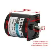 AC 220V 28W High Torque 50Hz Gear-Box 68KTYZ Synchronous Gear Motor Replacement, AC motor