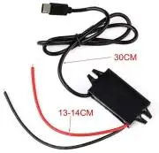 DC/DC Konverter be 12V ki 5V, USB C-type