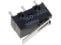 Mikrokapcsoló nyelvvel 0,1A/30Vdc