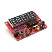 Kristály rezonátor teszter és frekvencia mérő KIT (építőkészlet), 1Hz...50MHz