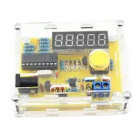 Digitális frekvencia mérő KIT (építőkészlet), 1Hz...50MHz, akril házzal