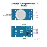 MQ8 gáz érzékelő modul (Hidrogén/H2)