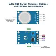 MQ9 carbon monoxide combustible gas sensor