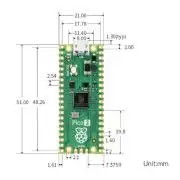Raspberry Pi Pico 2, RP2350, Cortex M33, RISC-V, 520kB RAM4MB FLASH
