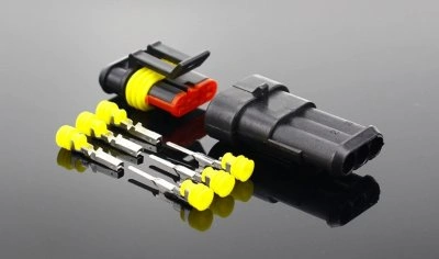 E171 Vízálló anya+apa csatlakozópár autó/motor 3p