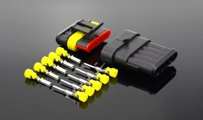 E275 Vízálló anya+apa csatlakozópár autó/motor 5p