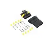 E275 Vízálló anya+apa csatlakozópár autó/motor 5p