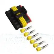 E276 Vízálló anya+apa csatlakozópár autó/motor 6p