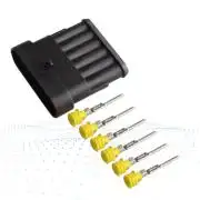 E276 Vízálló anya+apa csatlakozópár autó/motor 6p