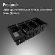 Beépítő keret panel Autós-, hajós- kapcsolókhoz