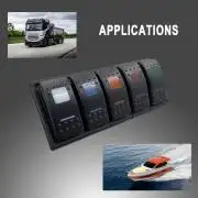 Beépítő keret panel Autós-, hajós- kapcsolókhoz