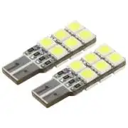 92715 Hideg fehér autós LED izzó pár (T10)