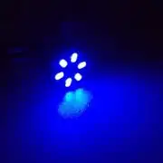 92730 Kék autós LED izzó pár (T10)