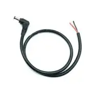 5.5 x 2.1mm DC Apa táp csatlakozó, 90° könyök