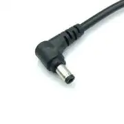 5.5 x 2.1mm DC Apa táp csatlakozó, 90°, könyök