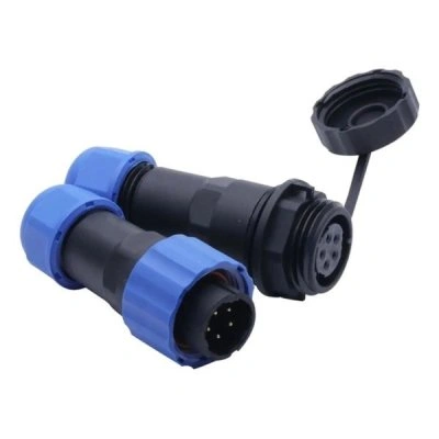 Lengő csatlakozó, IP68 védettség, 13mm, 2 pin, 10A
