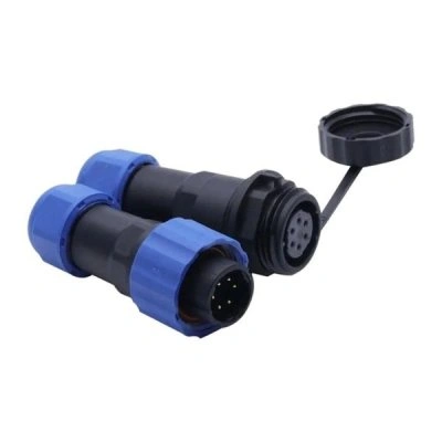 Lengő csatlakozó, IP68 védettség, 13mm, 2 pin, 10A