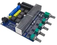 TPA3116 2.1 mélynyomó erősítő 2*50W + 100W + BT5.0