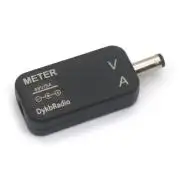 DC 5.5/2.1mm csatlakozós Feszültség és Áram mérő