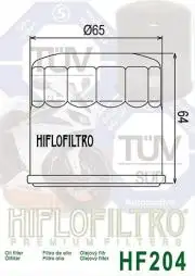 HifloFiltro HF204 olajszűrő
