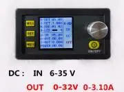 DC-DC konverter, tápegység, kijelzővel