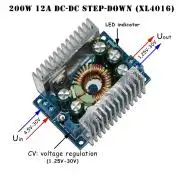 DC-DC konverter, univerzális átalakító, 100W