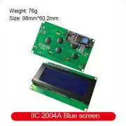 LCD 20x4 kék, soros meghajtófelülettel