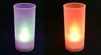 Led gyertya, mécses, szenzoros, színváltós