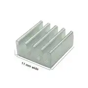 IC hűtőborda, alumínium