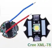 10W Cree LED és meghajtó áramkör