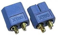 csatlakozó pár XT60 kék