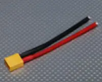 csatlakozó XT60 apa, 10cm szilikon kábelen
