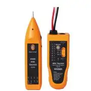 Hanggenerátoros vezetékkereső RJ45 kábelkeresővel és kábeltesztelővel