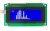 USB-s Grafikus LCD 128x64 pixel, Kék háttérvilágítás