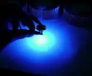 10W Kék LED