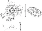 3W Piros LED