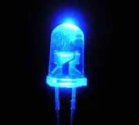 LED (20mA) nagy fényerejű KÉK