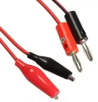 multiméter mérőkábel, krokodilcsipesz