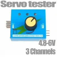 Szervó teszt, servo tester, kézi RC szervó meghajtó