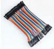 Színes anya-apa 1pin kábel