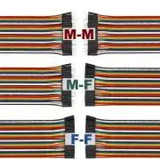 Színes anya-apa 1pin kábel