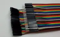Színes anya-apa 1pin kábel