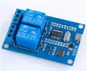 USB - 2 csatornás relé modul panel