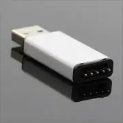 USB - RS232 soros port átalakító TTL jelszint, fémtok