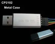 USB - RS232 soros port átalakító TTL jelszint, fémtok